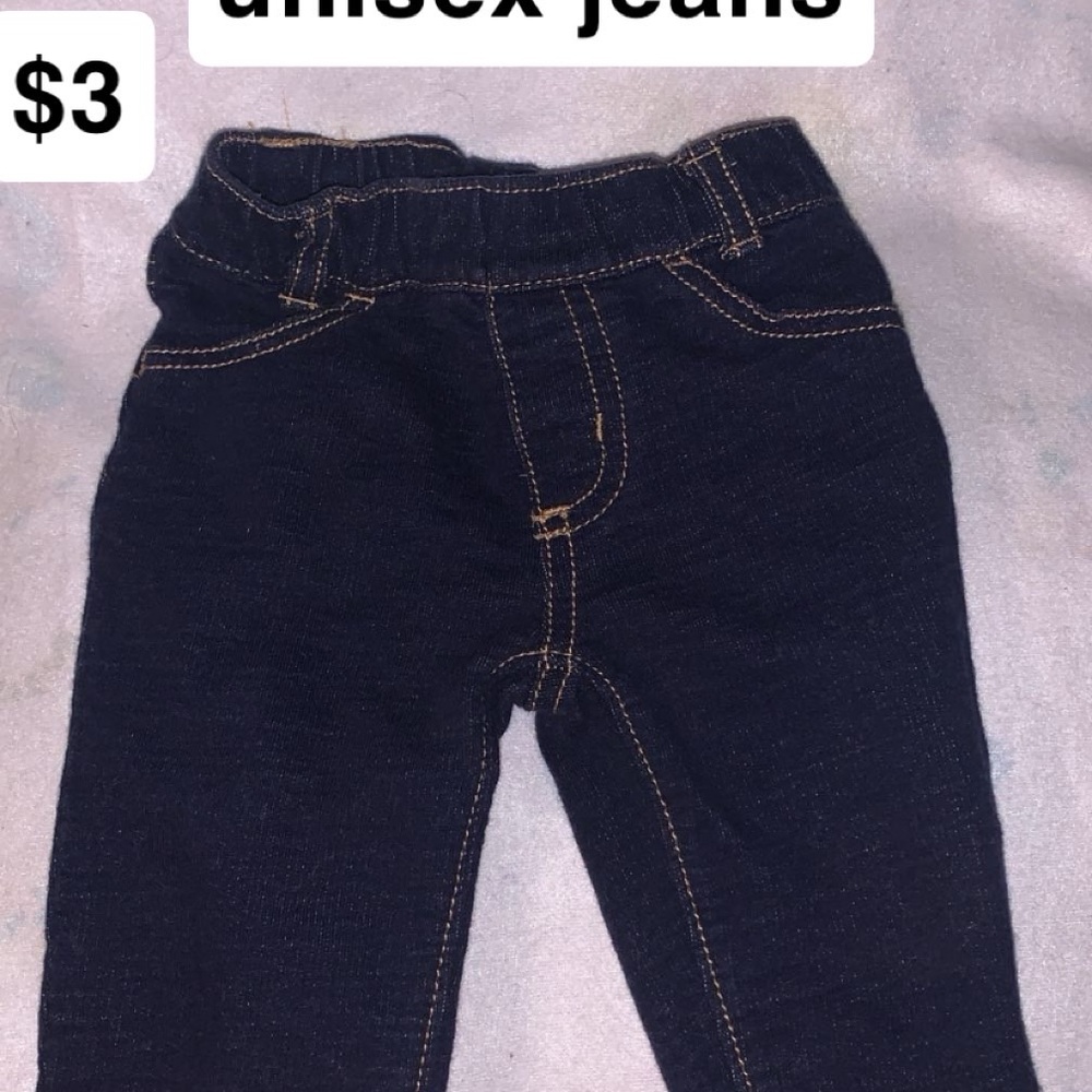 Carter's Blue Elastic Waistband Jeans Classic Denim